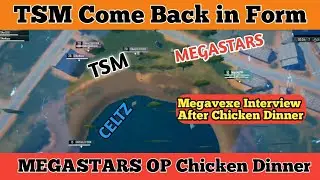 Megastars VS Tsm Entity Pmwl W1 D4 || Megavexe interview ||Megastars chicken dinner : Tsm come back