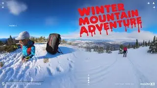 Trail running Mount Baldy Snow edition