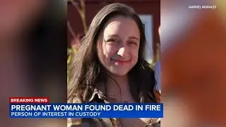 Family says pregnant mother stabbed to death before west suburban fire