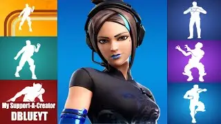 Demi Night Performs All Emotes  Dances in Fortnite