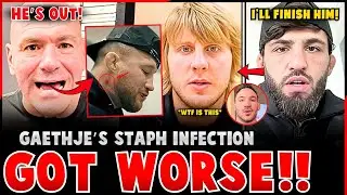 Justin Gaethje's Staph INFECTION Got WORSE, Fight CANCELLED! | Arman SENDS A MESSAGE to Paddy, Dana!
