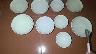 One missed call horror movie ringtone played on ceramic bowls filled with water.