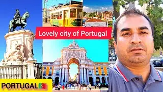 Portugal Lisbon walking vlog ||  lisbon portugal beautiful street rossio vlog