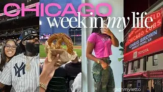 weekly vlog | productive week in Chicago + breezy concert + baseball game + beach trip to Michigan