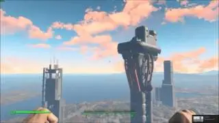 Fallout 4  PRE WAR WORLD Exploration Outside Map