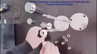 Pressure Controlled Solid State Battery Mold Testing Kit with Pressure Numerical Display