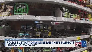 Lebanon police bust nationwide retail theft suspects