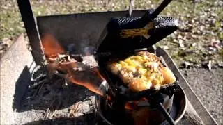 Pie Iron Tater Tots