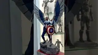 Unbox Hot Toys #TMS040 Sam Wilson Captain America from The Falcon and The Winter Soldier