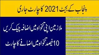 10% salary increase chart 2021||Special allowance chart 2021