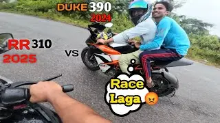 DUKE 390 2024  Vs RR310 2025 😡ROAD RACE || Rode rage Superbike India 🇮🇳  