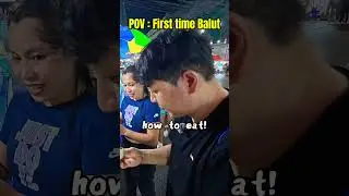 Korean FIRST Balut Experience!! 🥚😱#PinoyFood #BalutChallenge #FirstTime #Pampalakas #streetfoodph