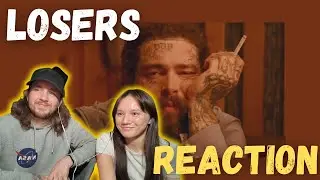 Post Malone - Losers (Lyric Video) ft. Jelly Roll REACTION