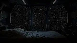 Relaxation Space On Spaceship | White Noise Eliminates Stress & Helps You Sleep Better