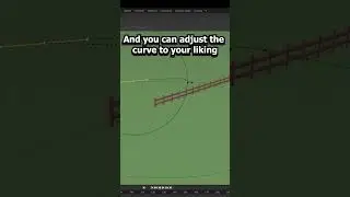The Correct way to make Fences in Blender #shorts