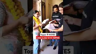 Topper Notes Kaise Banate Hai?😱 || Class 12th Topper🔥 #pw #class12
