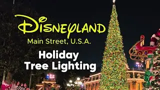 🎄Disneyland Christmas Tree Lighting Ceremony 2024✨