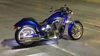 2012 Honda fury  W/Boss MC420B Audio Speakers And LED Light Set