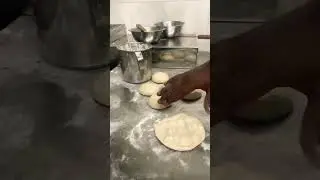 Tandoori Naan making process #tandoori #roti #shorts Terrace restaurant 😋🫡🥳