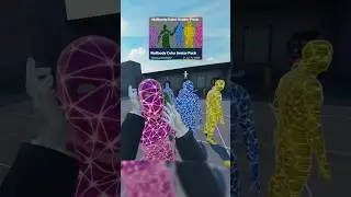 Colorful Nullbody in BONELAB 🌈 #bonelab #vr #bonelabmods #gaming #virtualreality #mods #shortsvideo