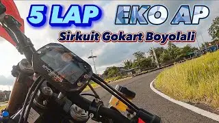 POV Supermoto 5 lap di Sirkuit Gokart Boyolali bareng Eko Aries Putra