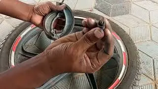 Honda dream Yuga motorcycle brake shoe replacement at home