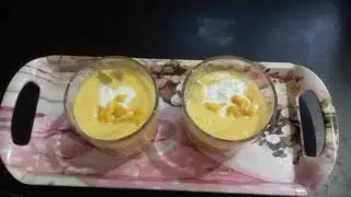 Mango milkshake/summer special mango mkilkshake/Gauri vrat special mango milkshake/fast specia