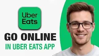 How To Go Online in Uber Eats Driver App (WORKING 2026!)
