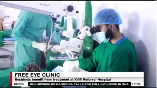 Residents benefit from free eye treatment at Kilifi Referral Hospital