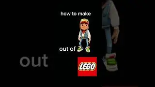how to make Lego Jake from subway surfers#lego #fyp #viral #shorts #gaming #subwaysurfers #nostalgia