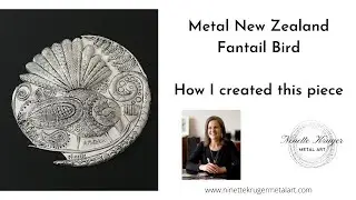 Metal Bird Art: Handcrafted New Zealand Fantail