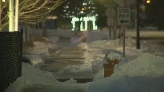 Winter weather conditions causes difficulty for first responders
