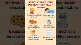 7 Everyday Habits That Silently Destroy Your Health ⚠️ | Stop Doing These NOW