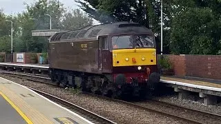 47832 0Z76 (but running as 0Z75) West Coast Railways light loco 14;58 11E 20/8/2025