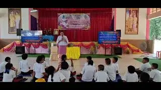 Atmosphere of the training project on ethics training for students of Chonburi Kindergarten School