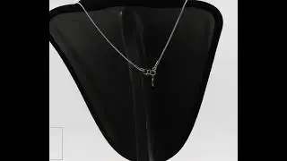 1 Howlite Turquoise 8 mm necklace Stainless steel chain