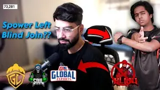 Spower Left Blind Esports😱 Join New Org !! Spero Reaction