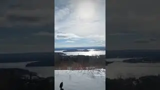Breathtaking Views On The Trans Canada Trail - Whycocomagh Look-Off On Jan. 26, 2022