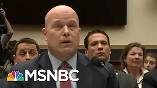 General Matthew Whitaker Says He Hasn&rsquo;t Interfered In Mueller Probe | Hallie Jackson | MSNBC