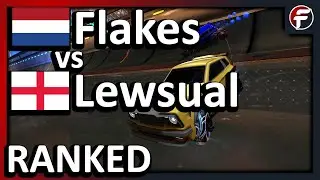Flakes vs Lewsual | Ranked Rocket League 1v1 Review