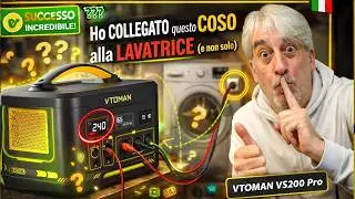 Ho COLLEGATO questo COSO alla lavatrice (e non solo): &egrave; un SUCCESSO INCREDIBILE - VTOMAN VS200 Pro