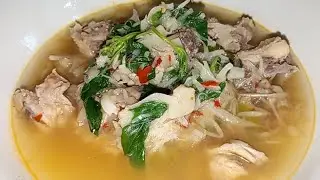 แกงหน่อไม้ส้มใส่ไก่ สูตรนี้แซ่บหลาย โดยครัวแม่น้องถิงถิง