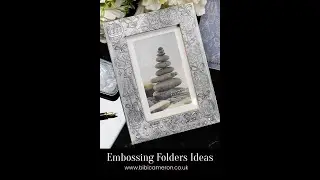 DIY Wooden Picture Frame +Embossed Metal Sheet &hearts;︎ Embossing folders Ideas