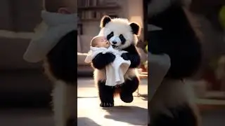 Cute baby Panda 😍🐼#viralshort #shorts