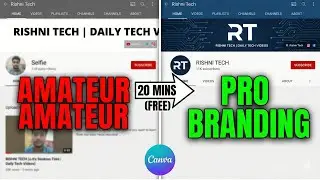 Designing a Brand Identity Logo & Banner Tutorial