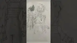 My drawing evolution #drawing #dbs #db #beerus #goku #vegeta #naruto #sasuke #madra #zeno #deathnote