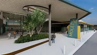 Living Planet Architects: Retail - Moletsi Mall