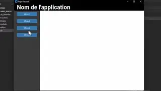 Crée une simple page d'accueil avec customtkinter