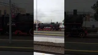 Паровоз серии ФД на Балтийском вокзале #РЖД #поезд #ФД20 #феликс