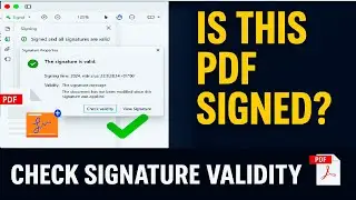 How to Validate Digital Signature in PDF file